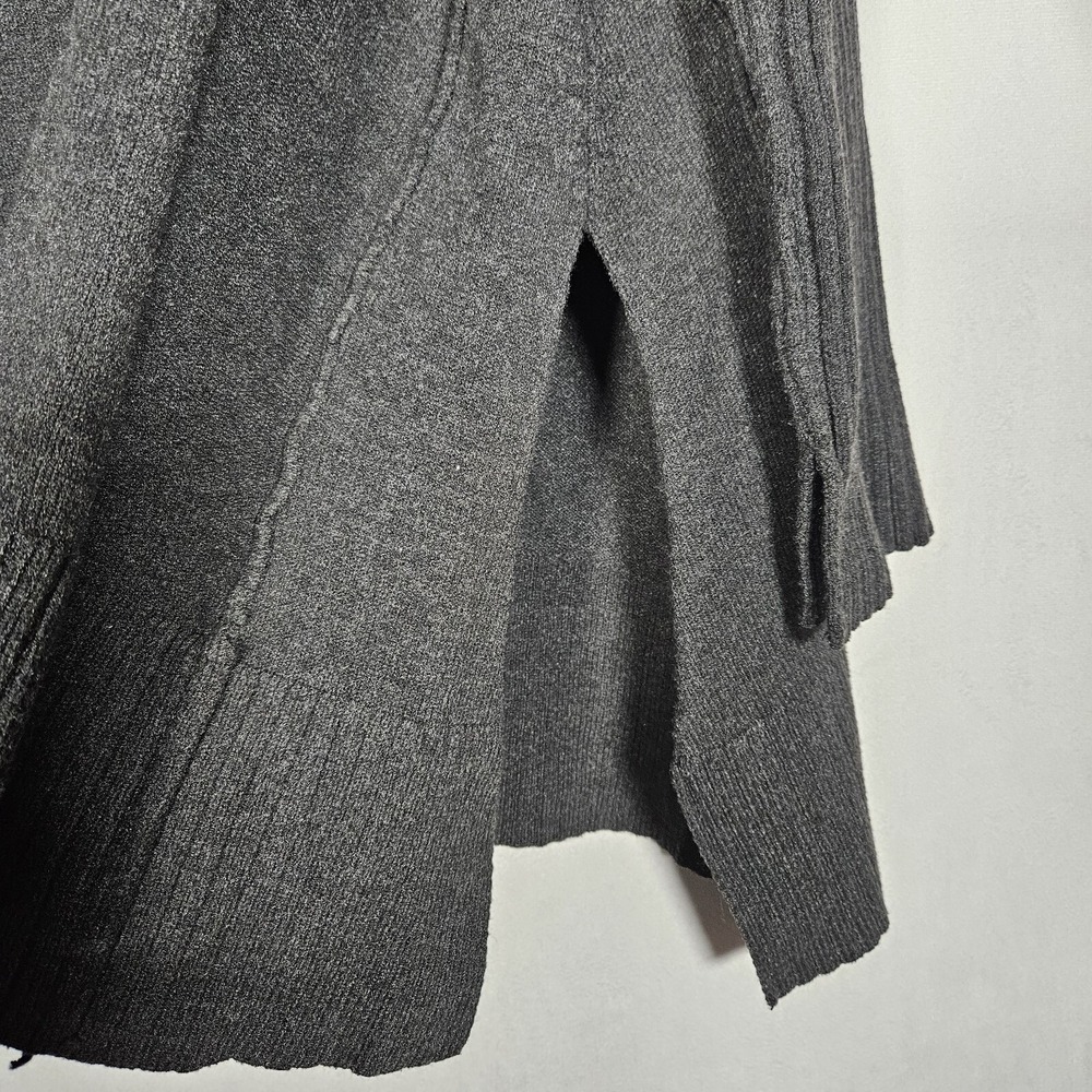 Free Purple Sweater M Orion A Line Tunic Oversized Ribbed Carbon Lagenlook Boho - Picture 9 of 10